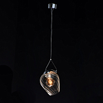 Подвесной светильник со стеклянном плафоном в форме бокала Kaleido варинант исполнения - 3 | Loft Concept в Челябинске