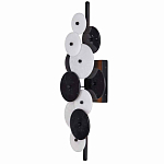 Бра светодиодное из черно-белых дисков Contrast Sample варинант исполнения - 3 | Loft Concept в Челябинске