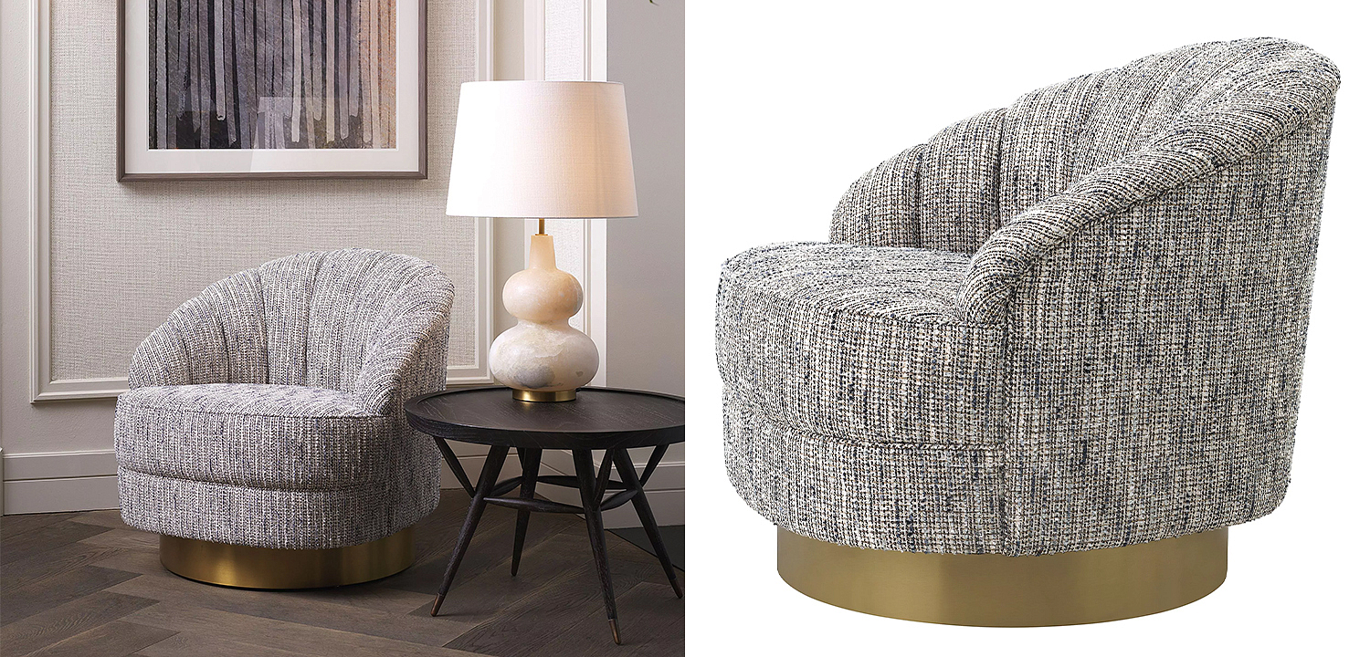 Кресло Eichholtz Swivel Chair Hadley Кресло Eichholtz Swivel Chair Hadley - Loft-Concept в Челябинске