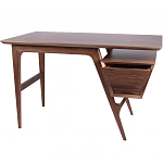 Письменный стол прямоугольный с 2-мя ящиками и полкой Idenontal варинант исполнения - 5 | Loft Concept в Челябинске