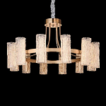 Люстра круглая с текстурными цилиндрическими плафонами Glimpse варинант исполнения - 5 | Loft Concept в Челябинске