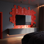 Гипсовая 3D Панель M-47 варинант исполнения - 1 | Loft Concept в Челябинске