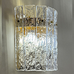 Бра с вертикальными рельефными стеклянными вставками Textured Glass варинант исполнения - 2 | Loft Concept в Челябинске