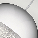 Подвесной светильник со сферическим плафоном из акрила с циркониевыми вкраплениями Kichler варинант исполнения - 6 | Loft Concept в Челябинске