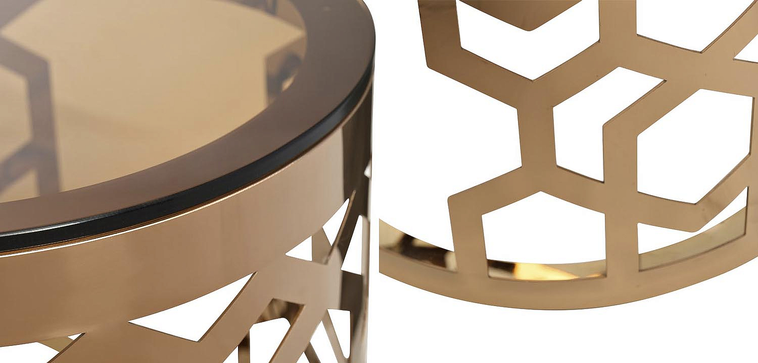 Подставка Yen Geometry pink gold cylinder 70 Подставка Yen Geometry pink gold cylinder 70 - Loft-Concept в Челябинске