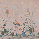 Обои ручная роспись Cecily pink варинант исполнения - 2 | Loft Concept в Челябинске