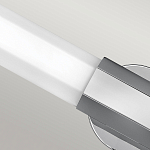 Бра для ванных комнат горизонтальное с длинным белым матовым плафоном в форме шестиугольника на круглом основании Hinkley варинант исполнения - 14 | Loft Concept в Челябинске