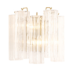 Бра с вертикальными стеклянными подвесками Hexagon Tube Light варинант исполнения - 3 | Loft Concept в Челябинске