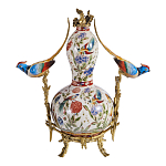 Ваза из фарфора с птицами и цветочной росписью Garden of Eden варинант исполнения - 2 | Loft Concept в Челябинске