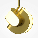 Подвесной светильник в цвете Латунь Levix варинант исполнения - 3 | Loft Concept в Челябинске