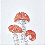 Плитка с узором Мухомор варинант исполнения - 2 | Loft Concept в Челябинске