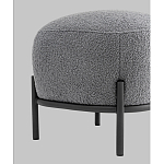 Пуф Стоун букле Fluffy темно-серый варинант исполнения - 2 | Loft Concept в Челябинске