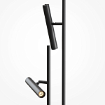 Напольный торшер светодионый черный Lumen Duo варинант исполнения - 2 | Loft Concept в Челябинске