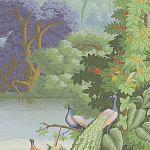 Обои ручная роспись Le Brésil Eden варинант исполнения - 2 | Loft Concept в Челябинске