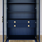 Дизайнерский шкаф витрина Elsa Dreams Blue с 4-мя ящиками варинант исполнения - 6 | Loft Concept в Челябинске