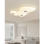 Потолочный светильник с тремя овальными матовыми плафонами TRIDalmen варинант исполнения - 3 | Loft Concept в Челябинске