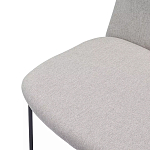 Стул мягкий светло-серый Chair Gray Runners варинант исполнения - 6 | Loft Concept в Челябинске