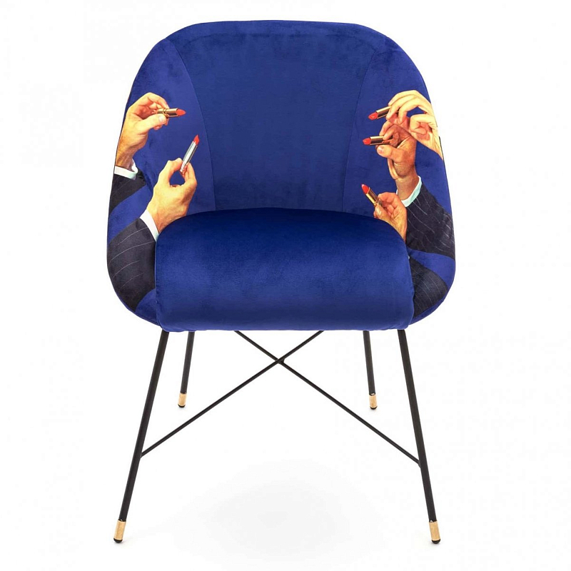Кресло Seletti Padded Chair Lipsticks Мульти Черный в Челябинске | Loft Concept 