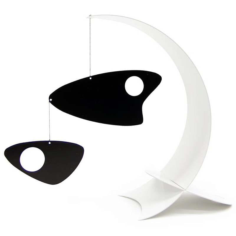 Декоративная статуэтка Abstract Fish Statuette Белый Черный Декоративная статуэтка Abstract Fish Statuette Белый Черный в Челябинске | Loft Concept