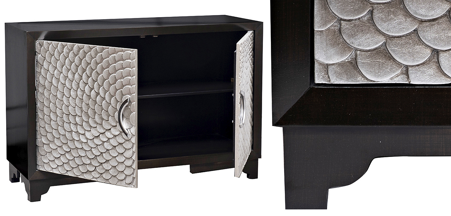 Комод с рельефным орнаментом Рыбья чешуя Fish scales Chest of drawers Комод с рельефным орнаментом Рыбья чешуя Fish scales Chest of drawers - Loft-Concept в Челябинске