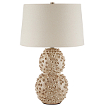 Настольная лампа с декоративными элементами в виде ракушек Frosting варинант исполнения - 3 | Loft Concept в Челябинске