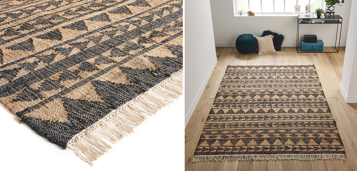 Ковер с бахромой Carpet Graphic Design Triangles Ковер с бахромой Carpet Graphic Design Triangles - Loft-Concept в Челябинске
