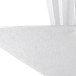 Люстра светодиодная белая геометрической формы с рифленым плафоном White Geometric Lamps варинант исполнения - 3 | Loft Concept в Челябинске