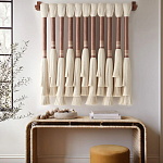 Плетеное настенное украшение с кистями Caballo Wall Hanging варинант исполнения - 1 | Loft Concept в Челябинске