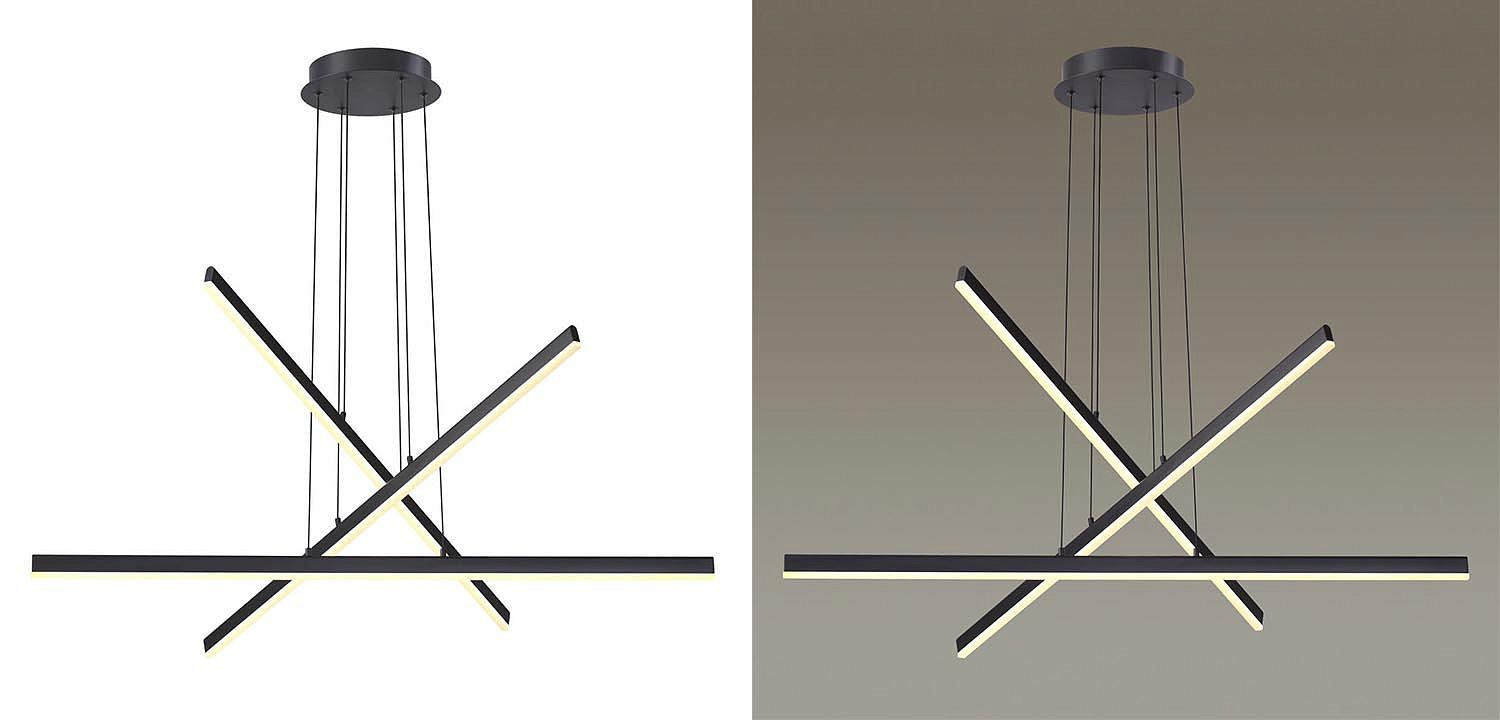 Люстра Rolf Black Lines Chandelier Люстра Rolf Black Lines Chandelier - Loft-Concept в Челябинске