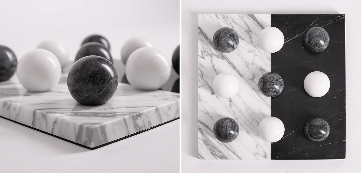 Аксессуар для интерьера Marble Board and Balls Аксессуар для интерьера Marble Board and Balls - Loft-Concept в Челябинске
