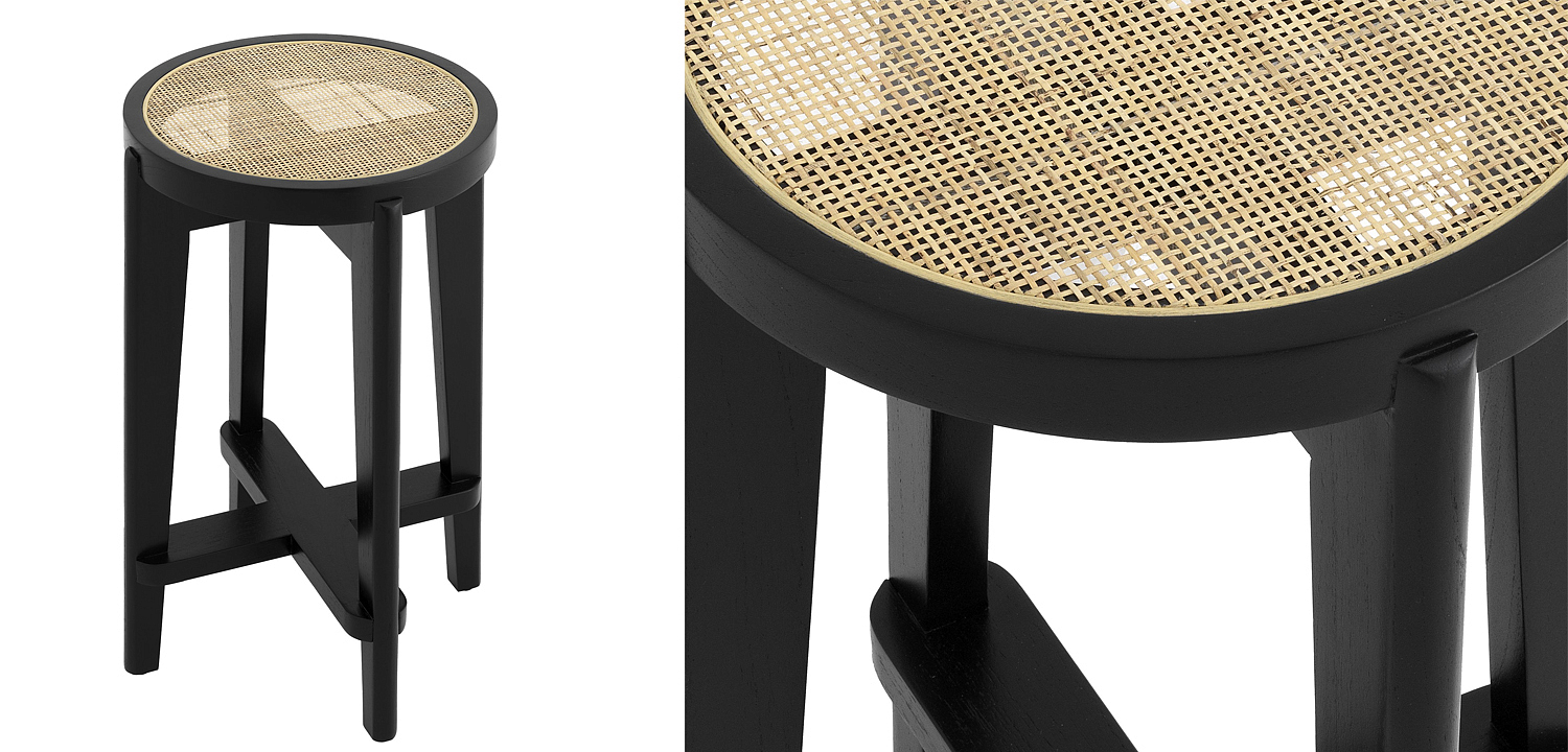 Полубарный стул Eichholtz Counter Stool Dareau black Полубарный стул Eichholtz Counter Stool Dareau black - Loft-Concept в Челябинске