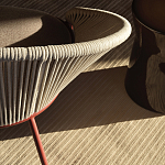 Дизайнерское уличное кресло с веревочной спинкой PETALO Armchair варинант исполнения - 9 | Loft Concept в Челябинске