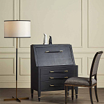 Торшер с тканевым абажуром в форме цилиндра Pinwheel Shape Base варинант исполнения - 5 | Loft Concept в Челябинске