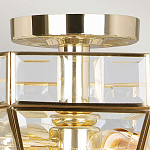 Потолочный светильник шестигранной формы с прозрачными стеклянным плафоном Elstead Lighting варинант исполнения - 10 | Loft Concept в Челябинске