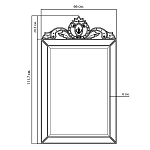 Зеркало настенное в раме Venetian Mirror варинант исполнения - 2 | Loft Concept в Челябинске