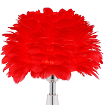 Настольная лампа с перьями Plumage Red Table Lamp варинант исполнения - 2 | Loft Concept в Челябинске