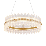 Люстра круглая с декоративными элементами в виде лепестков Round Light Flashing варинант исполнения - 1 | Loft Concept в Челябинске