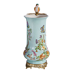 Ваза с птичкой из фарфора с бронзовыми элементами Garden of Eden варинант исполнения - 4 | Loft Concept в Челябинске