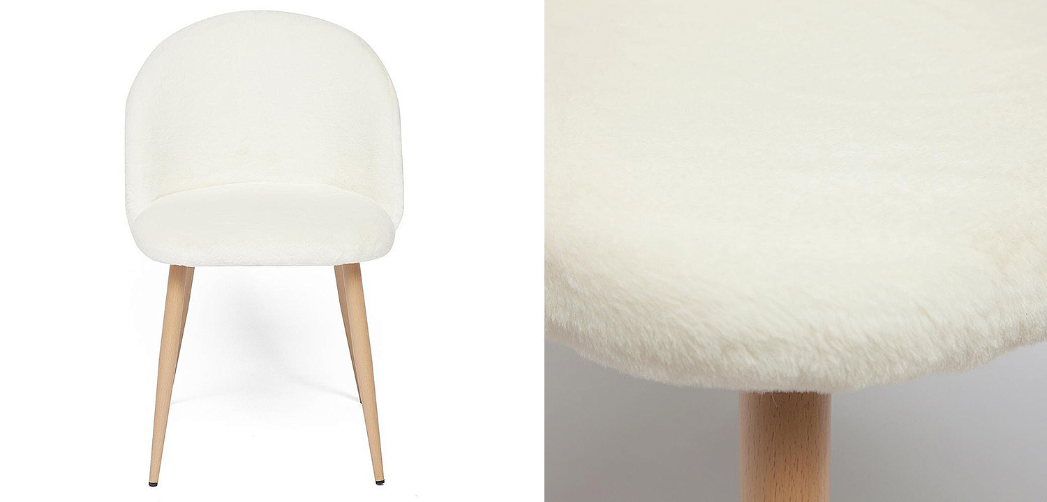 Стул Lea white plush - Loft-Concept в Челябинске