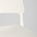 Пластиковый стул на ножках из массива бука Ferret White варинант исполнения - 9 | Loft Concept в Челябинске