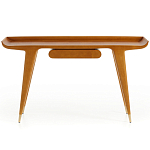 Дизайнерский рабочий стол из массива дерева Gio Ponti D.847.1 Writing Desk варинант исполнения - 1 | Loft Concept в Челябинске