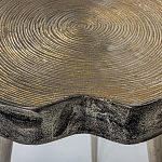 Металлический столик со столешницей в виде слеба Slabby варинант исполнения - 4 | Loft Concept в Челябинске