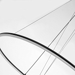 Светодиодная люстра Black LED Circle and Ball Lamp варинант исполнения - 4 | Loft Concept в Челябинске