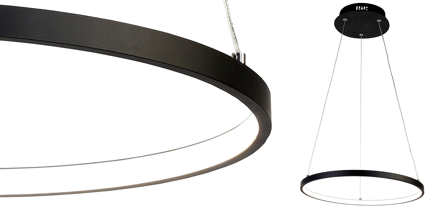Люстра Ring Horizontal black Люстра Ring Horizontal black - Loft-Concept в Челябинске