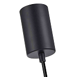 Подвесной светильник с рифленым стеклянным плафоном цилиндрической формы ARTICOLO варинант исполнения - 4 | Loft Concept в Челябинске