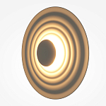 Бра круглое Soft Halo бежевый варинант исполнения - 3 | Loft Concept в Челябинске