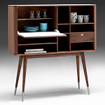 Дизайнерский комод-буфет на высоких ножках с выдвижными ящиками и открытыми полками Joshar варинант исполнения - 2 | Loft Concept в Челябинске