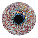 Бра круглое стеклянное с морозным эффектом Heterochromia варинант исполнения - 1 | Loft Concept в Челябинске