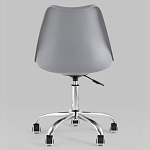 Офисный стул на металлическом основании EGGERY Grey варинант исполнения - 4 | Loft Concept в Челябинске