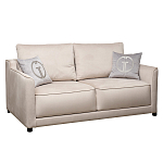 Диван двухместный раскладной светло-серый с кантом Pride варинант исполнения - 1 | Loft Concept в Челябинске